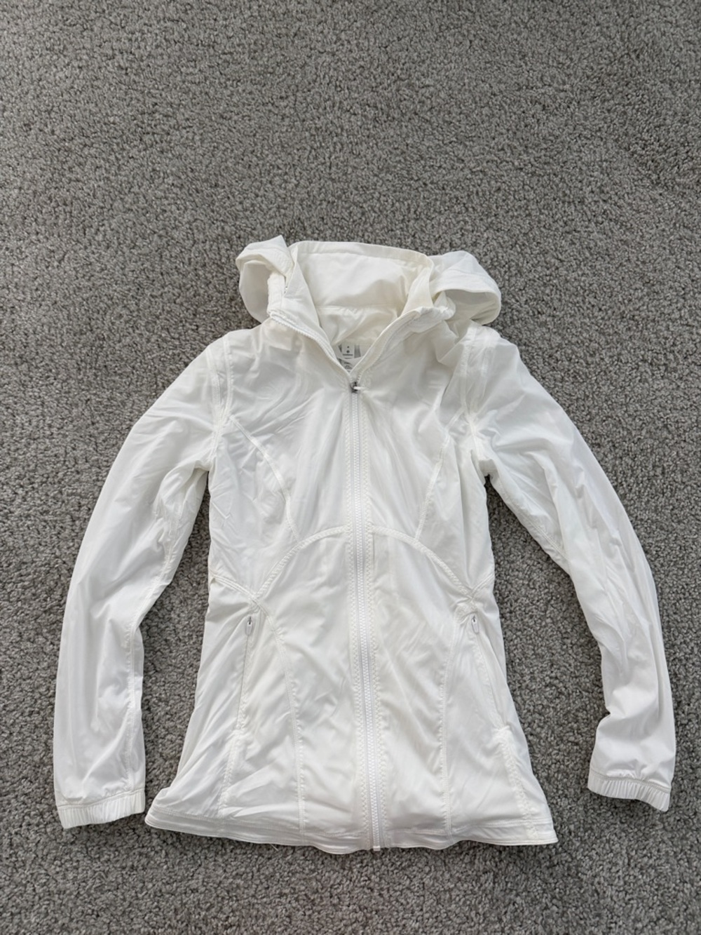 Lululemon White Women's Lightweight Hooded Jacket